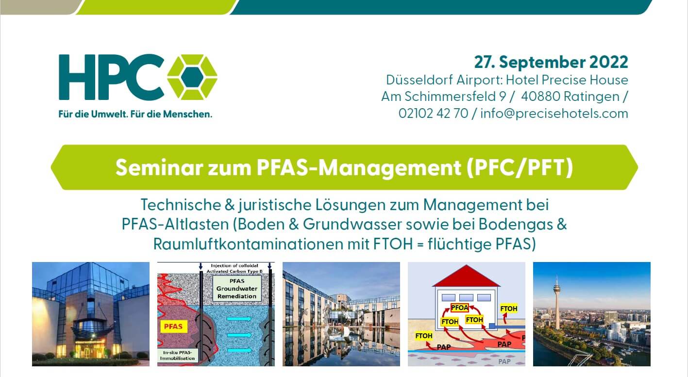Seminar zum PFAS-Management (PFC/PFT)